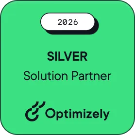 The 2026 Optimizely Silver Solution Partner badge